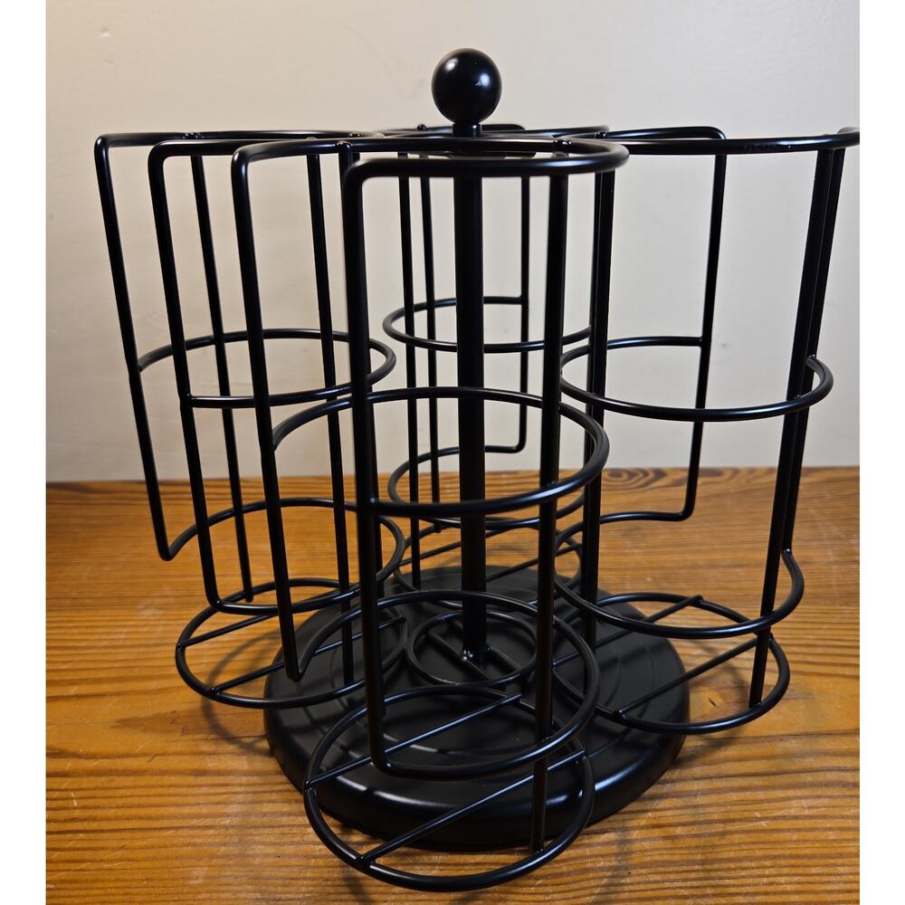 Stylish 24-Pod Rotating Carousel for Bartesian Cocktail Capsule Organization